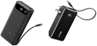 Anker Cargador portátil de 20,000 mAh con cable USB-C integrado con...