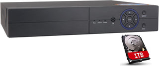 16CH 1080P 5-en-1 HD híbrido DVR y NVR compatible con cámara IP de...