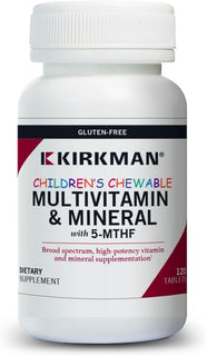 Kirkman - Multivitamínico y mineral masticable para niños con 5-MTH...