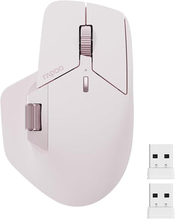 Rapoo MT760 - Ratón inalámbrico multidispositivo, conexión Bluetoot...