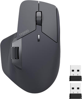 Ratón Inalámbrico Multidispositivo Rapoo MT760, Conexión Multimodo...