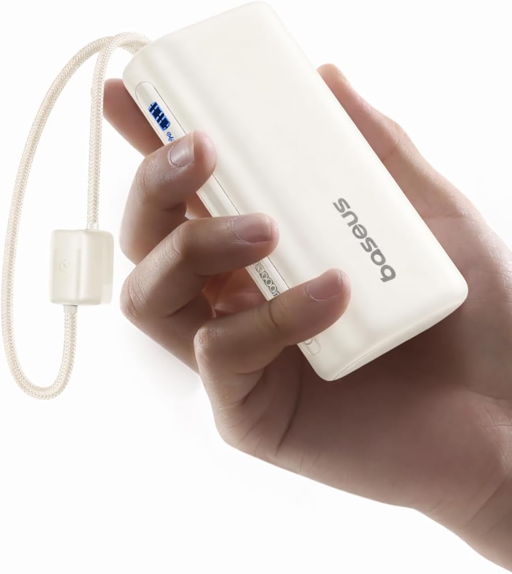 Baseus Nomos Power Bank, enchufe de pared plegable de 67 W y cargad...