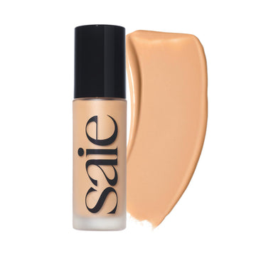 Saie Glowy Super Skin Tint - Base líquida sin peso y húmeda, con co...