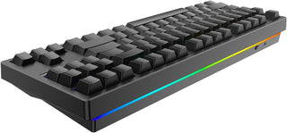 IROK Teclado mecánico con cable FE87 V2, doble tasa de sondeo de 8...