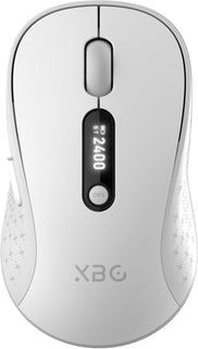 XBG Ratón Bluetooth inalámbrico B15pro, Bluetooth 5.0\/4.0 y 2.4G T...