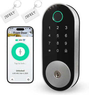 Cerradura inteligente incorporada con huella dactilar y WiFi con te...