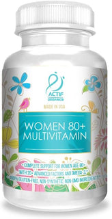 ACTIF Multivitamínico orgánico para mujeres mayores de 80 años con...