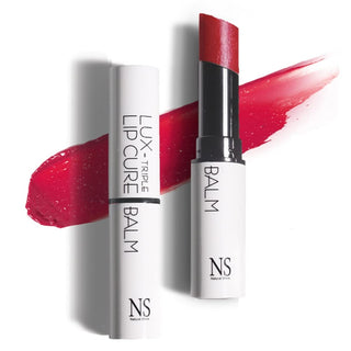 Lux Triple Lip CURE Glossy Balm HERA (rosa rojo) (0.17 onzas) 4 mil...