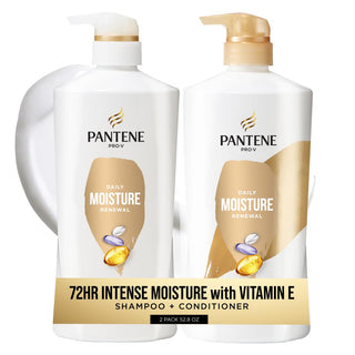 Pantene Juego de champú y acondicionador, renovación diaria de la h...