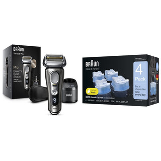 Braun - Maquinilla de afeitar eléctrica para hombres, serie 9 Pro 9...