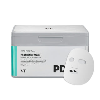 VT COSMETICS - Mascarilla diaria PDRN 30 hojas, PDRN vegano para la...