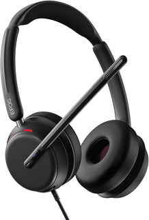 EPOS Impact 860T Auriculares con Cable de Doble Lado USB C y USB A...