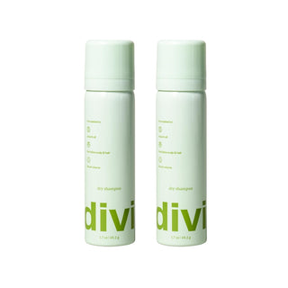 Divi Champú seco en aerosol tamaño de viaje, formulado para absorbe...