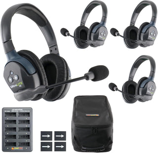 Eartec UL4D Ultralite-HD 4-Persona Full Duplex Wireless Intercom He...