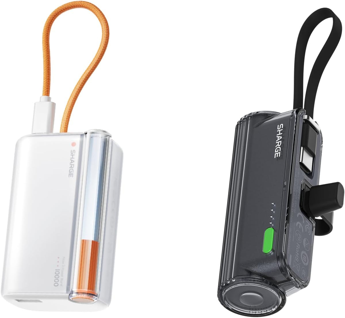 sharge Mini banco de energía de 45 W y paquete de 2 mini flujo