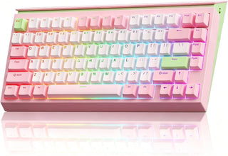 Teclado mecánico inalámbrico silencioso AUSDOM U75, teclado para ju...