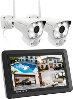 Cámara de seguridad CasaCam Deluxe, pantalla táctil de 7 pulgadas,...