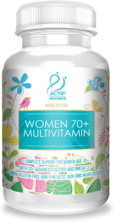 ACTIF Multivitamínico orgánico para mujeres mayores de 70 años con...
