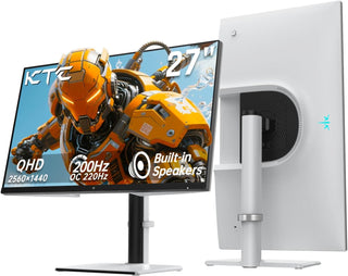 KTC Monitor de juegos de 27 pulgadas 200Hz, monitor 1440P con altav...