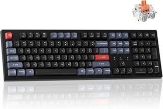 Keychron K10 Pro Teclado mecánico inalámbrico personalizado, Blueto...