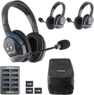 EARTEC UL3D Ultralite-HD 3-Persona Full Duplex Wireless Intercom He...