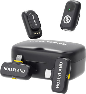Micrófono inalámbrico Hollyland Lark A1 Mini para iPhone y Android,...