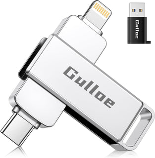 Gulloe Unidad flash de 256 GB diseñada para iPhone, almacenamiento...