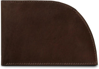 ROGUE WALLET Cartera Curva para Bolsillo Frontal, Marrón