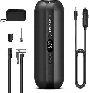 CYCPLUS Compresor de aire portátil para inflador de neumáticos, bom...