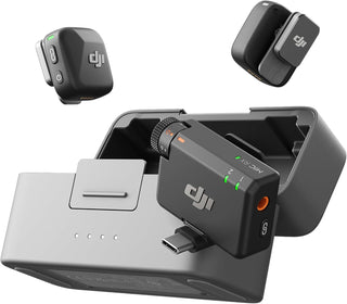 DJI Mic Mini (2 TX + 1 RX + estuche de carga), micrófono inalámbric...