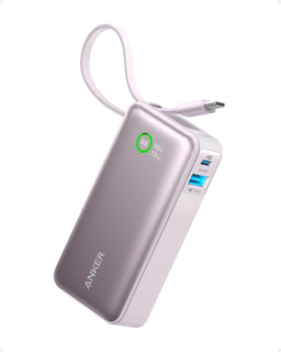 Anker Nano Power Bank, cargador portátil de 10,000 mAh con cable US...