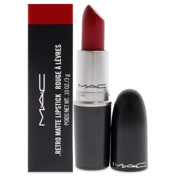MAC Lápiz labial retro mate Ruby Woo, 1 unidad, multicolor, 0.10 onzas