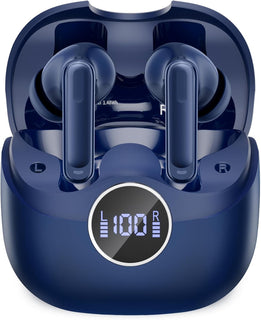 xinwld Auriculares inalámbricos híbridos adaptativos con cancelació...
