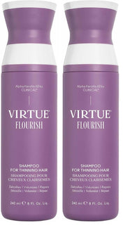 VIRTUE Flourish Champú sin sulfato para cabello fino, Producto para...