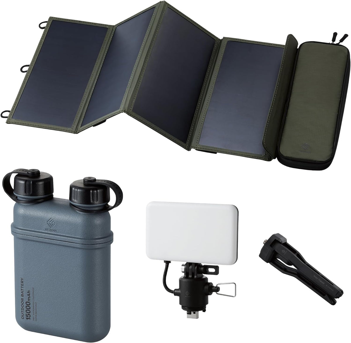 ELECOM NESTOUT - Banco de energía para exteriores de 15000 mAh + ca...
