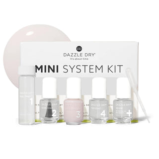 Dazzle Dry Mini Kit Sistema de 4 Pasos: Prima Ballerina, un rosa de...
