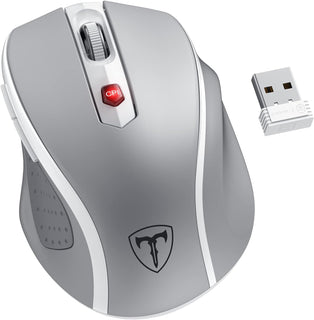 HOTWEEMS D-09 - Ratón inalámbrico para laptop, ergonómico Plus, mou...
