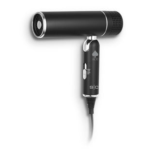 StyleCraft Secador de pelo ligero plegable Ace con potente motor con difusor y boquilla concentradora