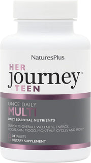 NaturesPlus Her Journey Teen - 30 tabletas - Multivitamínico una ve...