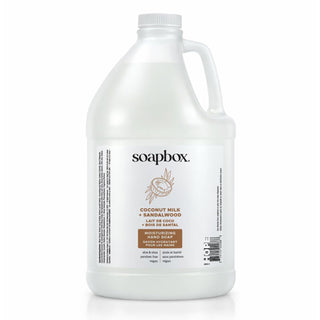 Soapbox Repuesto de jabón líquido de manos, leche de coco y sándalo...