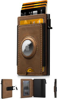 iwantit Cartera para bolsillo frontal para hombre: delgada con clip...