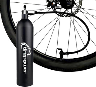 Ctrepower Tanque de aire para inflar neumáticos de bicicleta sin cá...