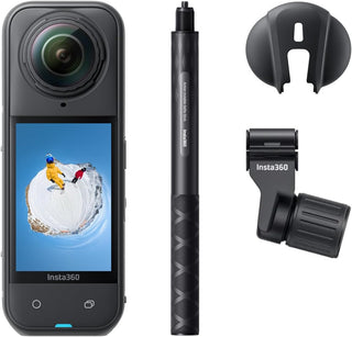 Insta360 Paquete de esquí X5 - Cámara impermeable 8K 360, efecto se...