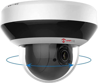 Anpviz Cámara IP PoE PTZ de 4 MP, zoom óptico 4X, protección perime...