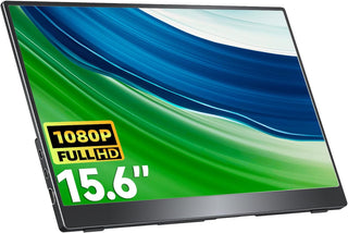 cocopar Monitor portátil 15.6" 1080P 60Hz 85% sRGB IPS Monitor...
