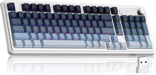 MageGee GK960 Teclado inalámbrico, 98 teclas Tri-Modo BT\/2.4G\/Tec...