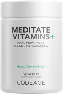 Codeage Meditate Vitaminas+ Suplemento - CognatiQ, DHH-B, GABA, Ash...