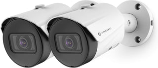 Amcrest Paquete de 2 cámaras POE UltraHD de 5 MP para exteriores de...