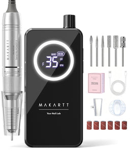 Taladro de uñas inalámbrico Makartt para principiantes: lima electr...