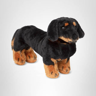 Melissa & Doug Dachshund Gigante - Perro de Peluche Realista Grande